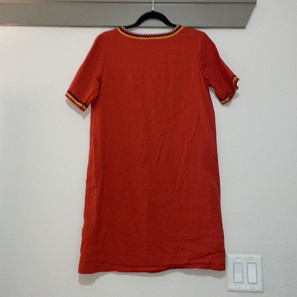 Corey Lynn Calter Toucan Embroidered Dress SZ S EUC - Picture 4 of 5